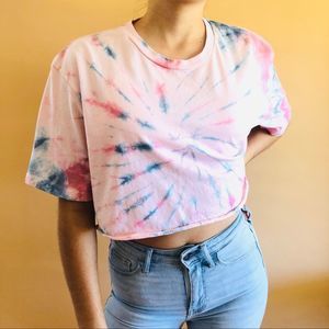 Custom tie dye Women's Crop Top | S/M